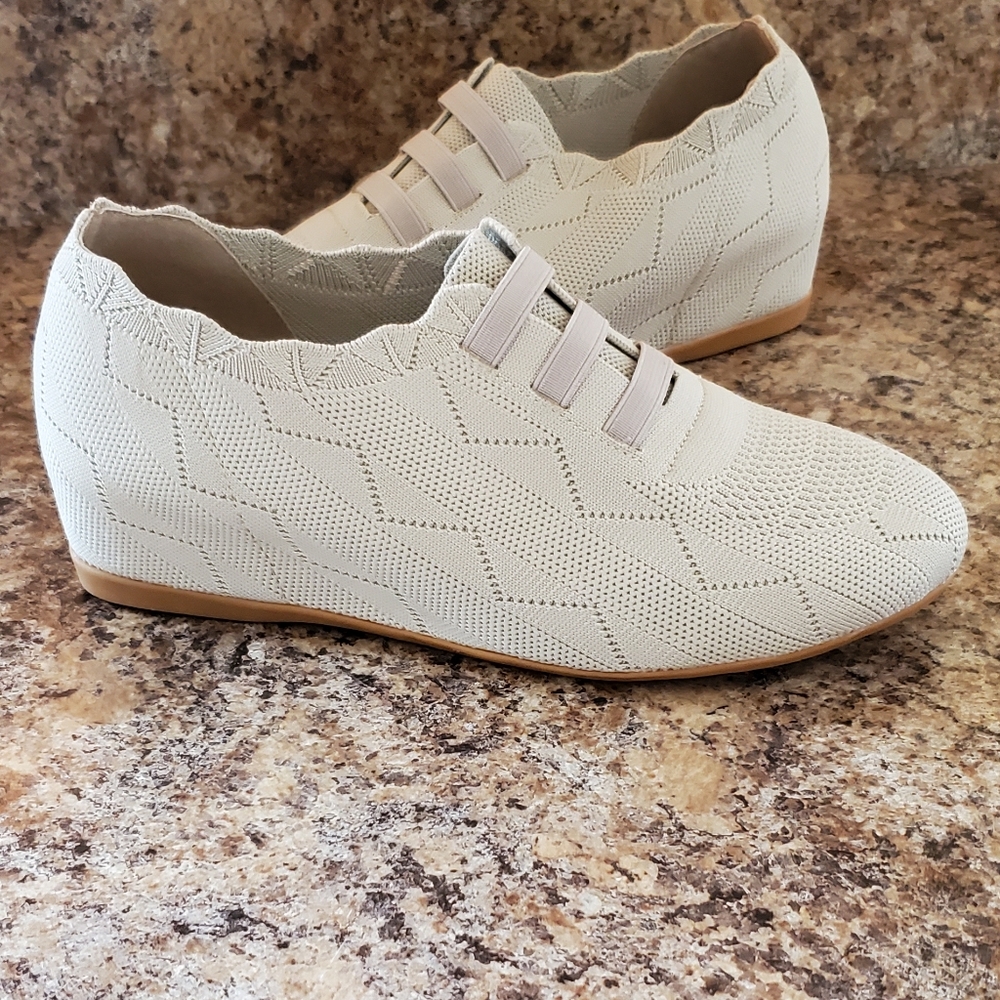 NEW! Hidden Wedge Slip On Sneakers - Picture 1 of 5